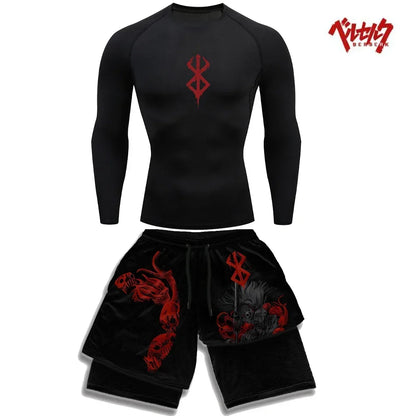 Berserk Compression Set – Brand of Sacrifice Rash Guard and Shorts