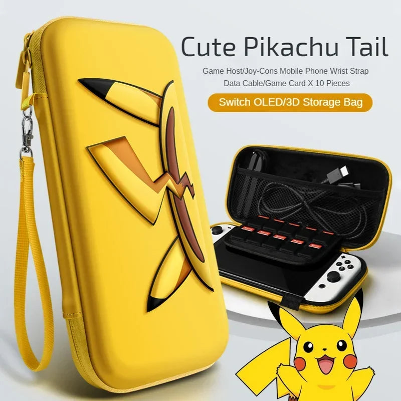 Pikachu Tail Nintendo Switch Carrying Case - Tokyowai