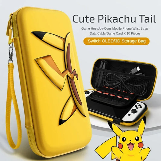 Pikachu Tail Nintendo Switch Carrying Case - Tokyowai