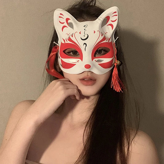 Kitsune Fox Spirit Mask – Japanese Festival Cosplay