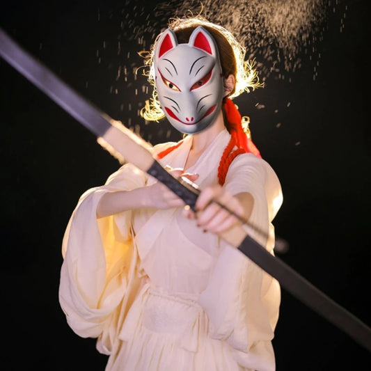 Kitsune Fox Mask Japanese Festival Cosplay Mask