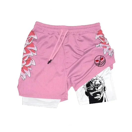 One Piece Gym Shorts – Breathable Anime Fitness Wear