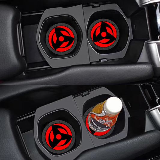 Naruto Sharingan Car Cup Holder Inserts – Bring Out Your Inner Uchiha