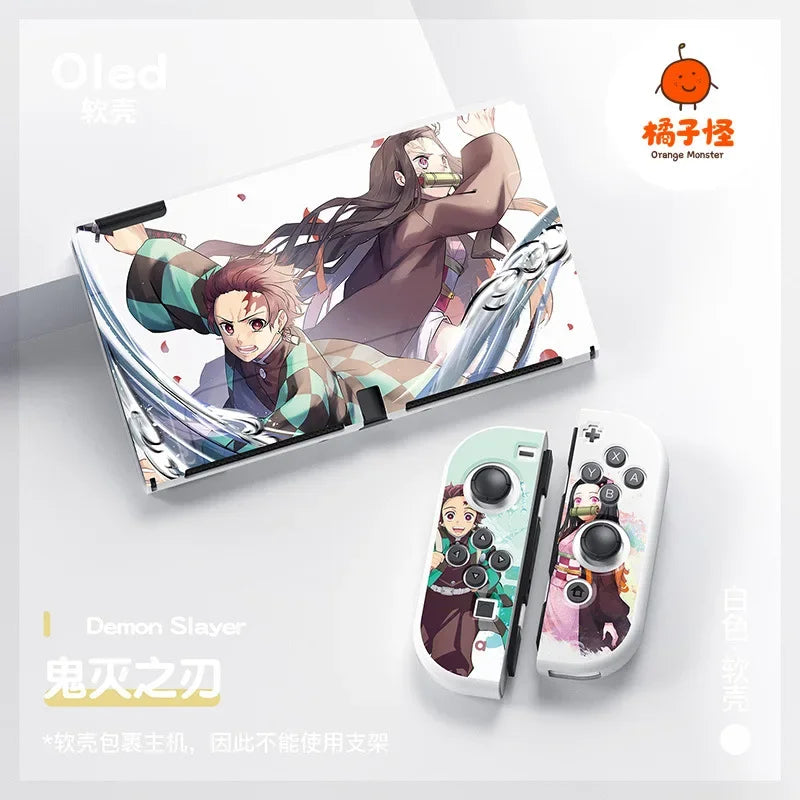 Demon Slayer Nintendo Switch Console Skin - Premium Anime Design for Switch & Switch OLED - Tokyowai