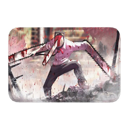 Chainsaw Man Anime Rug – Denji & Power Design