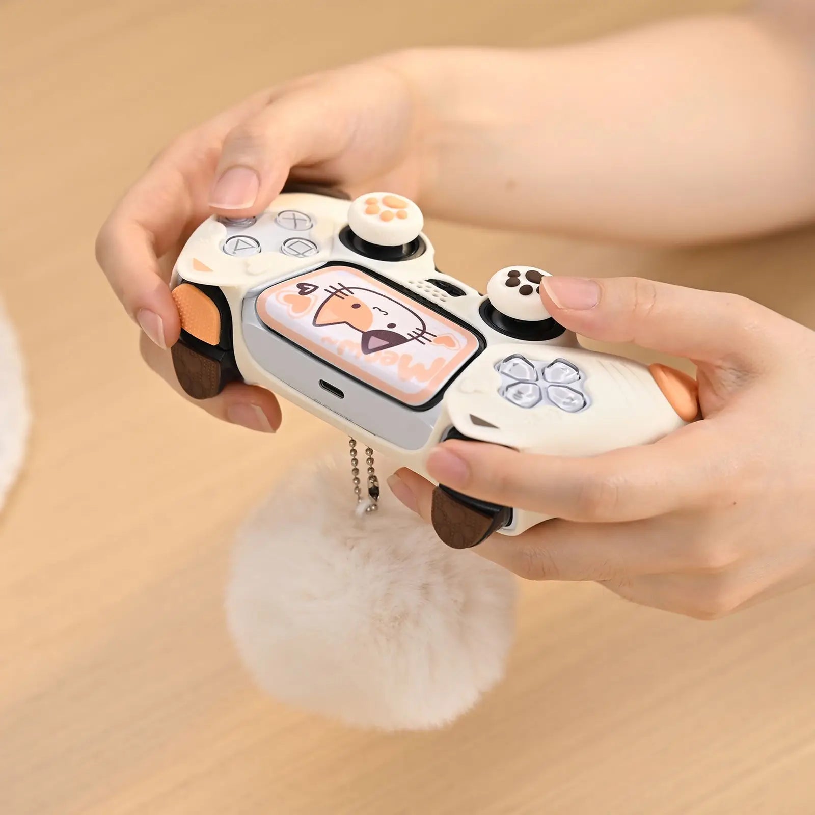 kawaii Neko Paw Silicone Controller Cover for PS5 - Tokyowai