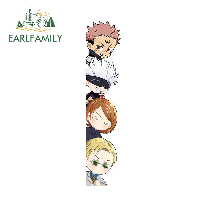 Jujutsu Squad Editionr Peek Window Sticker