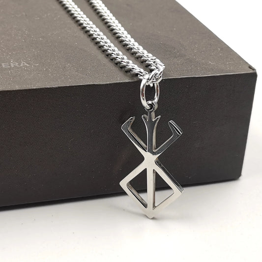Berserk Brand of Sacrifice Necklace – Stainless Steel Pendant with Chain