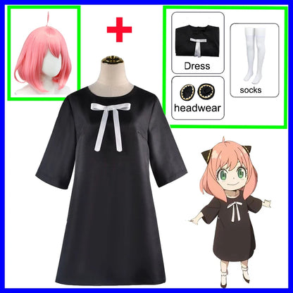 Spy x Family Anya Forger Cosplay Dress Set