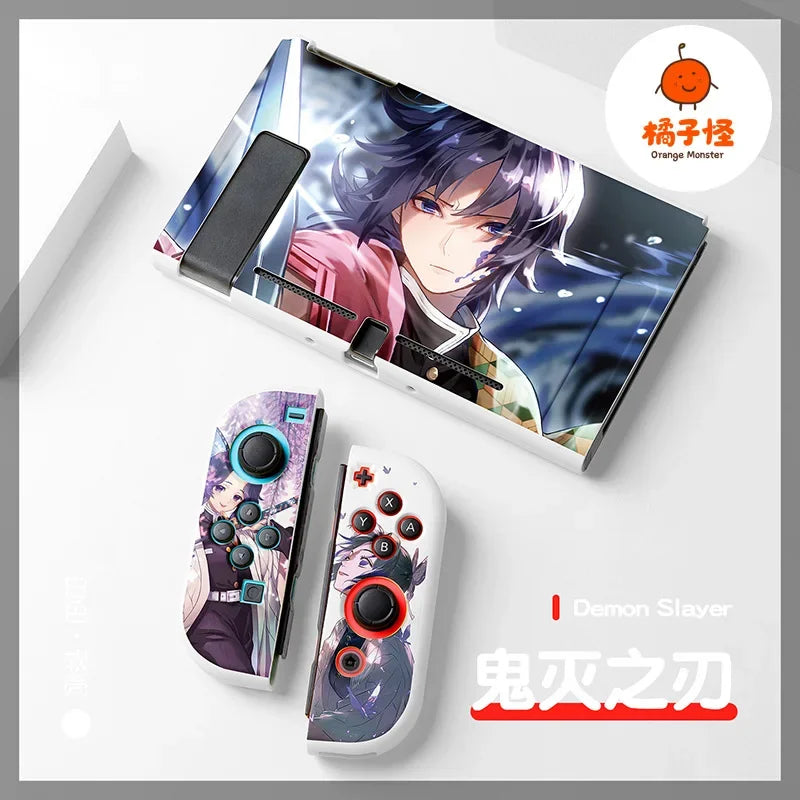 Demon Slayer Nintendo Switch Console Skin - Premium Anime Design for Switch & Switch OLED - Tokyowai