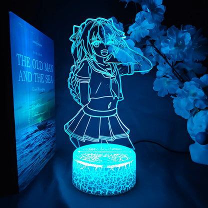 Fate Apocrypha Astolfo LED Night Light – 3D Illusion Lamp