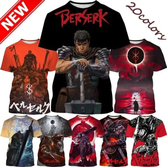 Berserk Guts Graphic T-Shirts (20 Designs)
