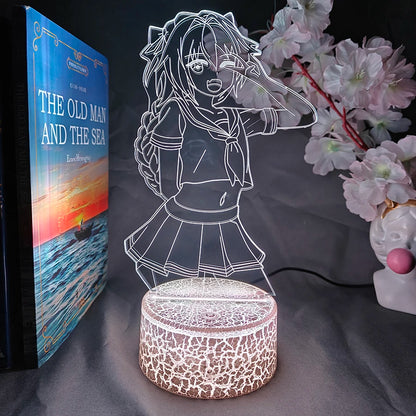 Fate Apocrypha Astolfo LED Night Light – 3D Illusion Lamp