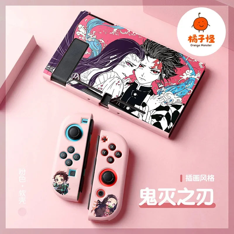 Demon Slayer Nintendo Switch Console Skin - Premium Anime Design for Switch & Switch OLED - Tokyowai