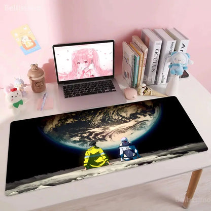 Cyberpunk Edgerunners RGB Gaming Mouse Pad  Extended Desk Mat