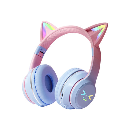 Anime Wireless Bluetooth Cat Ear Headphones