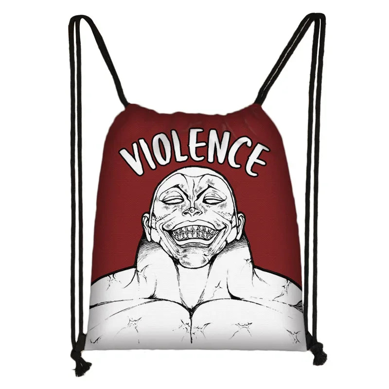 Baki The Grappler Backpacks - Tokyowai