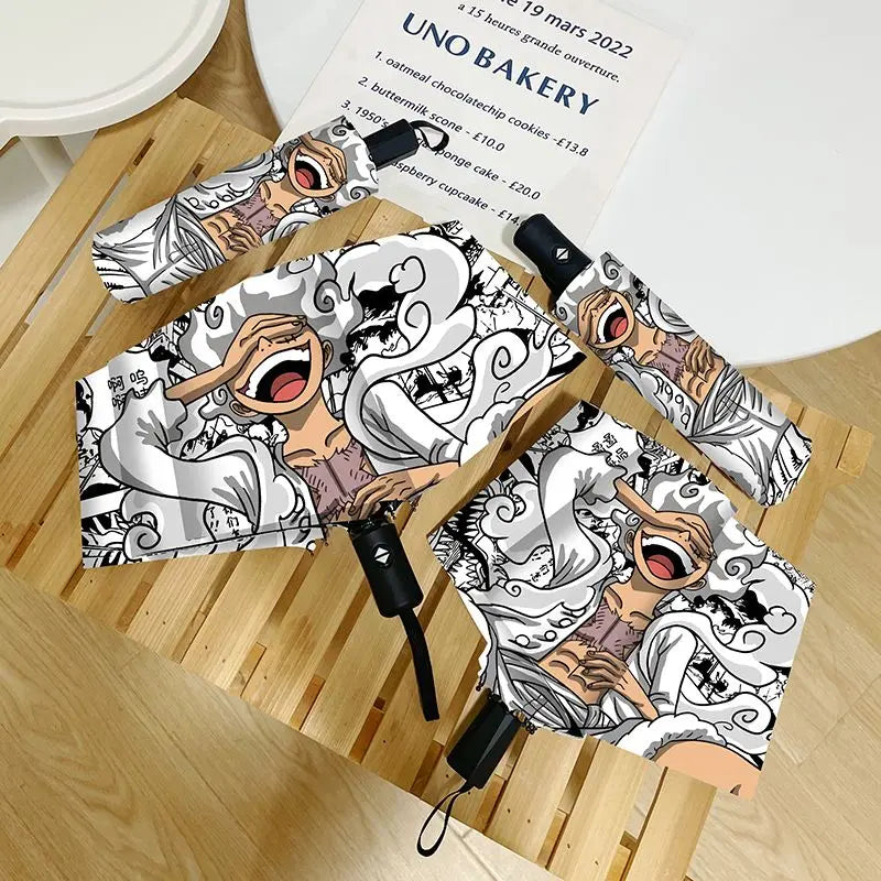 One Piece Luffy Nika Fold Umbrella - Tokyowai