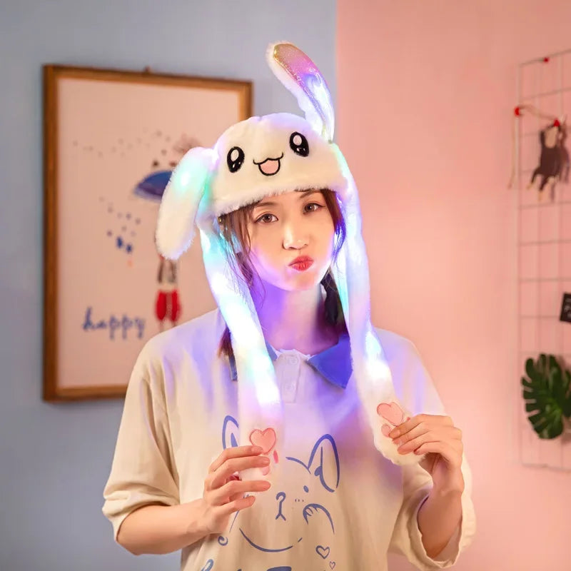 Pikachu LED Light-Up Plush Hat with Moving Ears - Tokyowai