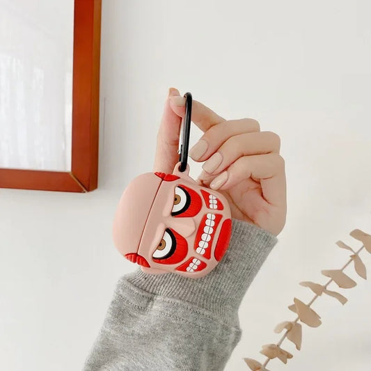 Attack on Titan Colossal Titan AirPods Case – Silicone Shockproof Cover with Clip