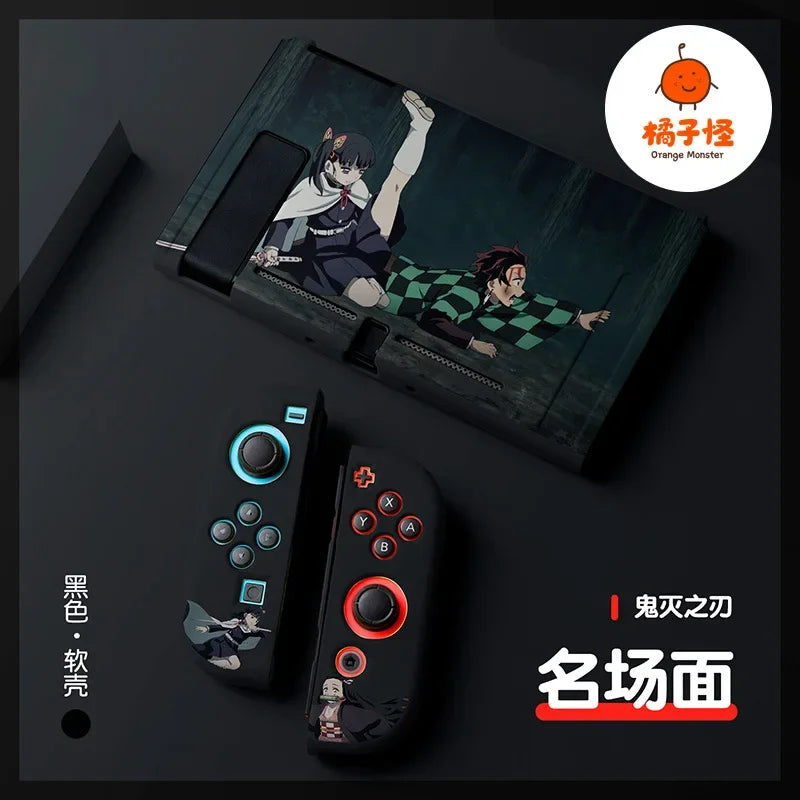 Demon Slayer Nintendo Switch Console Skin - Premium Anime Design for Switch & Switch OLED - Tokyowai