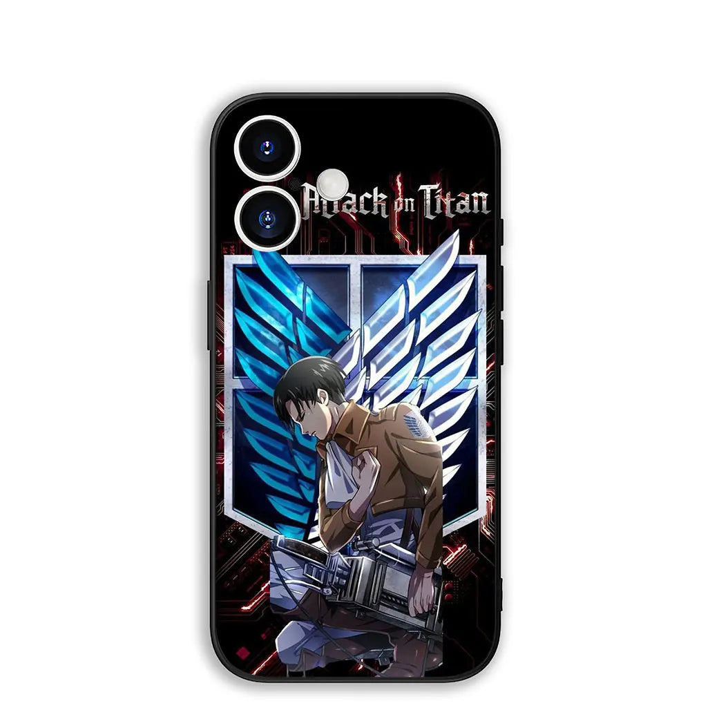 Attack on Titan Shockproof Armor Case with Ring Stand for Xiaomi Redmi Series