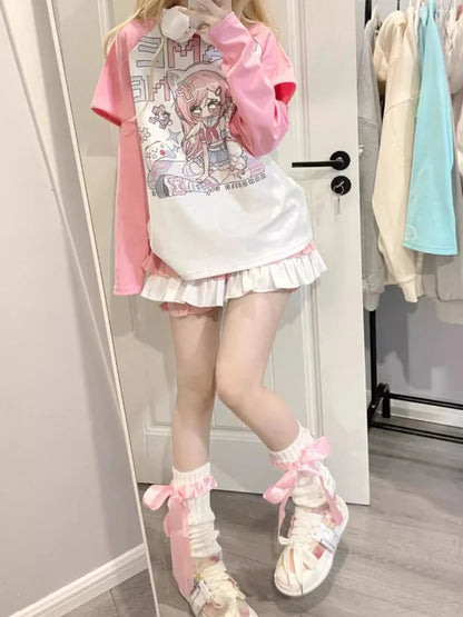 Yume Kawaii Oversized Pastel Jacket – Japanese Harajuku Dream