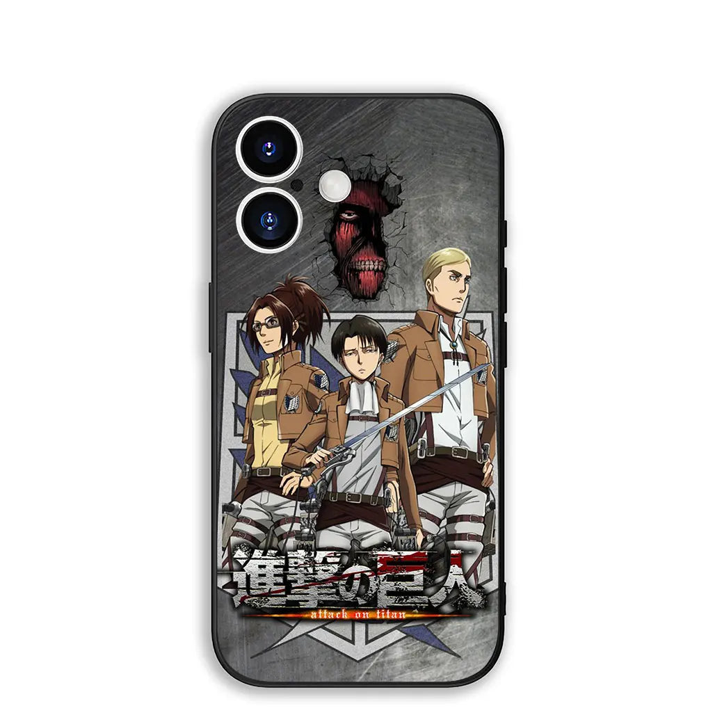 Attack on Titan Shockproof Armor Case with Ring Stand for Xiaomi Redmi Series