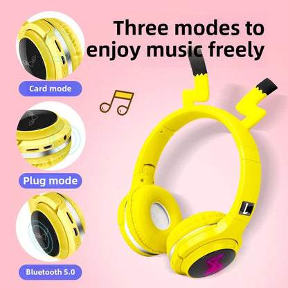 Pokemon Pikachu Wireless Headphones with Lightning Ears