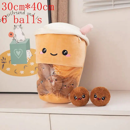Pudding Adorable Plush Pillow Bag with Mini Animal Plushies – Perfect for Cuddling & Decor - Tokyowai