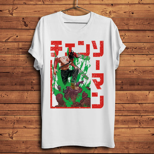 Chainsaw Man Character Graphic T-Shirts