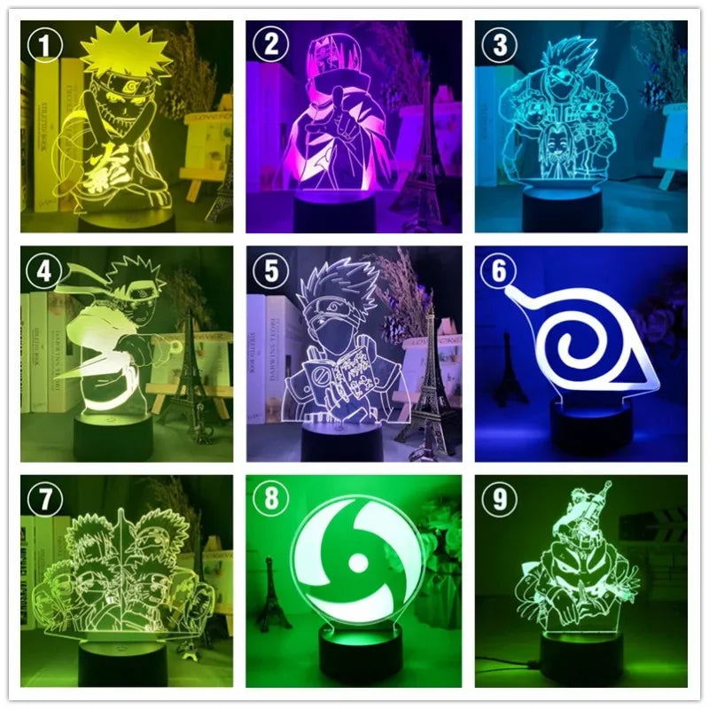 Naruto Edition 3D LED Light Collection - Tokyowai