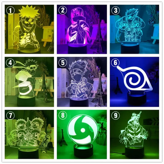 Naruto Edition 3D LED Light Collection - Tokyowai