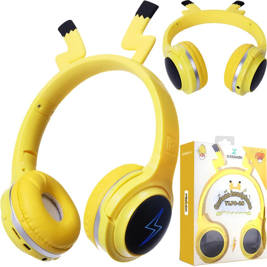 Pokemon Pikachu Wireless Headphones with Lightning Ears